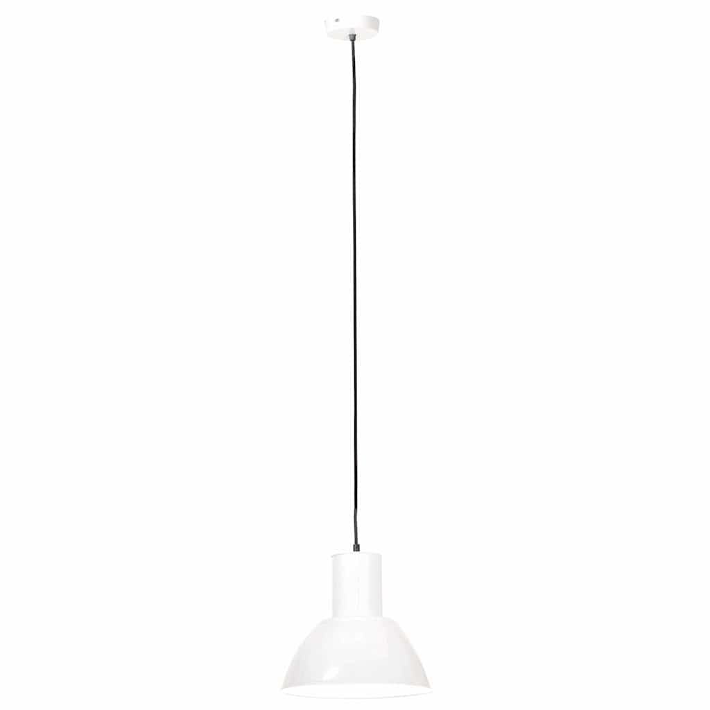Okrągła biała lampa wisząca 28,5 cm E27 25 W