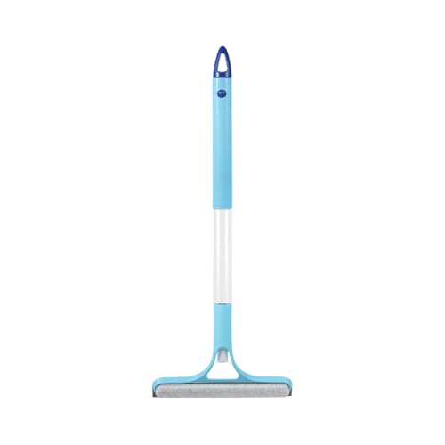 FmtwPhn Limpiaes con Racleta - Limpiador de Espejos con Pulverizador - Ergonómico Limpiaes para Paneles Solares, Espejo, Baño, Puerta de, Encimera, Baldosa y Parabrisas del Coche