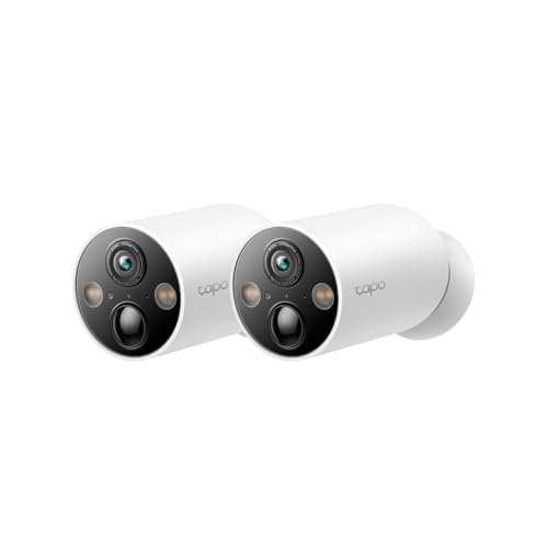 Tapo TP-Link C425 Pack of 2 Wire-Free Indoor/Outdoor 2K QHD 4MP 1440p Battery Powered Smart Security Camera, Starlight Color Night Vision, Person/Pet/Vehicle Detection Tapo TP-Link C425 Pack of 2 Wire-Free Indoor/Outdoor 2K QHD 4MP 1440p Battery Powered Smart Security Camera, Starlight Color Night Vision, Person/Pet/Vehicle Detection