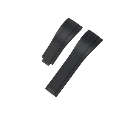 Bracelet en caoutchouc 20mm Submariner boucle déployante métal silicone haute résistance