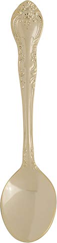 HIC Harold Import DS-8G-12 Traditional Demi Spoon Gold Plate - 12 Piece