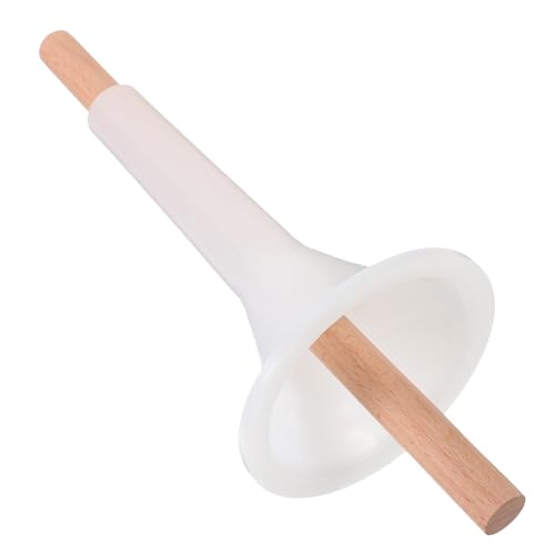 ValiCLUD Embudo de salchicha manual con tubo de plástico y varilla de madera, herramienta de llenado para salchichas caseras, fácil de usar, reutilizable