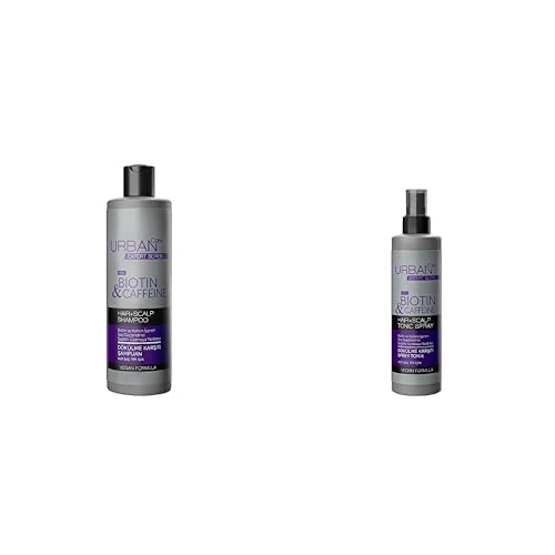 URBAN Care Expert Biotin & Kafein Dökülme Karşıtı Saç Bakım Şampuanı 350 ml- VeganxURBAN Care Expert Biotin & Kafein Dökülme Karşıtı Saç Toniği 200 ml- Vegan