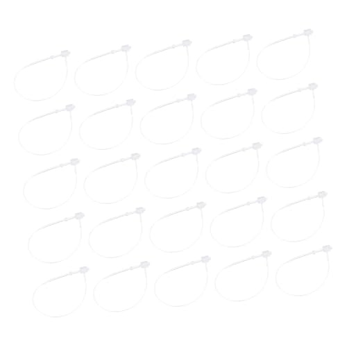 NAMOARLY 5000pcs Round Head Tag Fastener Loop Lock for Apparel Tag Stringing Cord