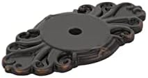 Back Plate for Knobs Ribbon & Reed44; Oil Rubbed Bronze