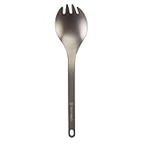 Snow Peak Titanium Spork, Durable Utensil, Compact, Lightweight, Camping, Hiking, Backpacking, 1 Pack