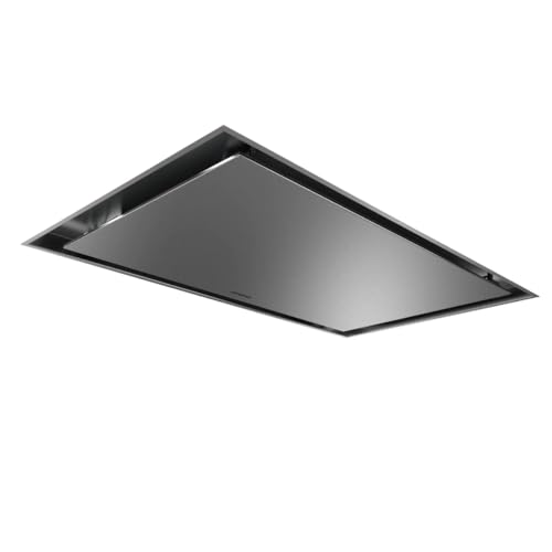 Siemens LR96CAQ50 iQ500 - Ventilador de techo (B, 90 cm, compatible con Smart Home Connect, sistema cookControl, extracción de bordes, acero inoxidable)