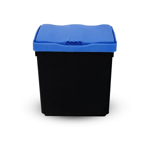 HOMION 30Ltr Rock Salt Storage Bin Grit Spreading Plastic Box Container with Scoop (1)