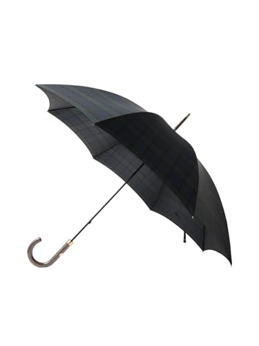 [ビームスエフ] 傘 ダークチェック ロングアンブレラ メンズ D.GRN/95 FREE 21660005204