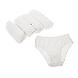 Parliky 5 Stück Einweg Damen Baumwolle Unterhosen Atmungsaktive Bequeme Schwangerschafts Reise...