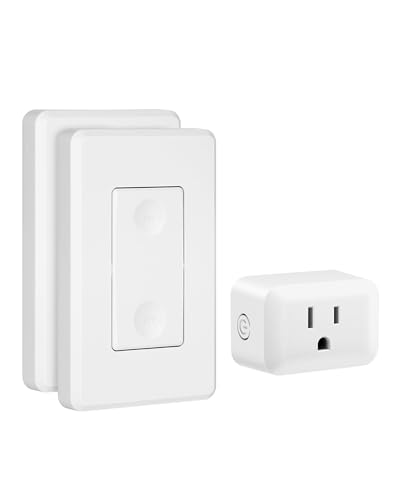 Image of DEWENWILS Remote Control Outlet Plug, 15A /1875W Wireless Light Switch