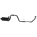 TianDiPRO 28mm Exhaust Pipe Muffler for GY6 125cc 150cc ATV Quad Buggy 4 Wheeler