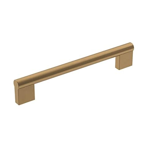 Amerock | Cabinet Pull | Champagne Bronze | 6-5/16 inch (160 mm) Center-to-Center | Versa | 1 Pack | Drawer Pull | Cabinet Handle | Cabinet Hardware Cover