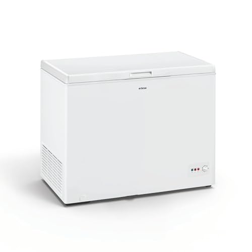 Edesa Congelador Horizontal EZH-3011 Altura 0,85 m Frío Homogéneo Regulación Mecánica Función DUAL Gran Capacidad 418L Incluye 2 Cestos Integrada Color Blanco