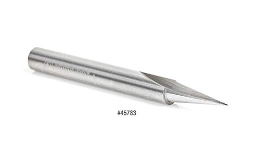 Amana Tool - 40782 Solid Carbide Carving Liner 15 Deg x 1/8 Dia x .400 x 1/8" Shank x - Image 5