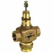 Honeywell, Inc. V5013N1055 3/4 inch Three-Way Threaded Globe Valve, 7.3 Cv