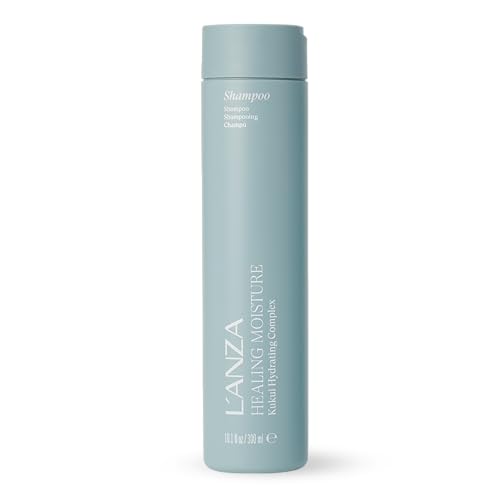 L’ANZA Healing Moisture Tamanu Champú Cremoso Hidratante para Pelos Secos Con Aceite de Nuez de Tamanu, sin Sulfato, sin Parabenos, sin Gluten, 300 ml