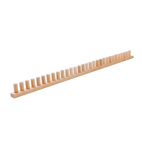 FytStycale Wooden Loom Frame for DIY Throw Blankets Beginner Friendly Weaving Loom for Chunky Blankets Hand Knitting Gift