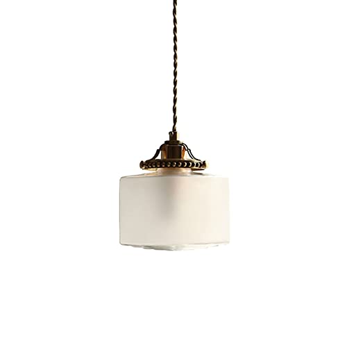 Lustre E27 en laiton vintage réglable pour sublimer votre plafond