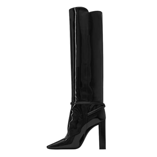 Bottes mi-hautes pour femmes à talons hauts idéales pour vos sorties en ville