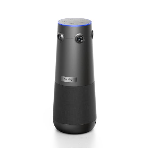 NEARITY 360 Alien Lite 4K�r�f�I��c�J�����A8MP�r�f�I��c�E�F�u�J�����A6�̃m�C�Y�L�����Z�����O�}�C�N�t���A3��AI���[�h�A�����t���[�~���O�APC/���b�v�g�b�v/�X�}�[�g�{�[�h�p�̉�c�E�F�u�J�����B