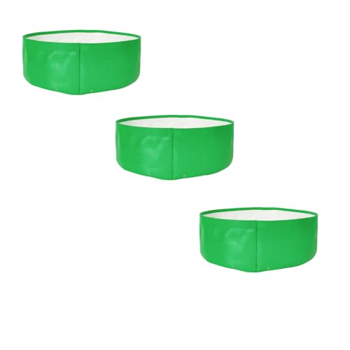 Image of HDPE UV Treated 340 GSM Plant Growing Bags for Terrace Gardening Easy to Use 24 x 06 Inch - Pack of 3