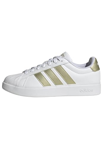 adidas Femme Streettalk Shoes, FTWR White/Gold Met./FTWR White, 38 EU