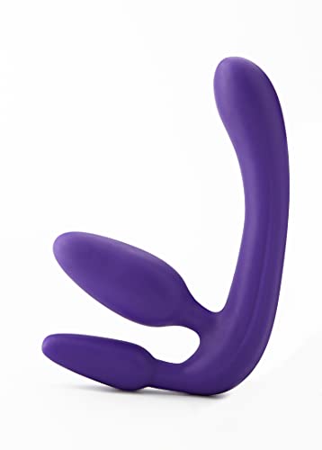 Gode Triple Teaser Silicone flexible et hypoallergénique à texture réaliste