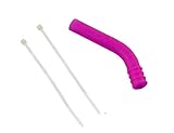 Q Model QM/129-1PK Silikon-Abgaskrümmer, Rosa, One Size