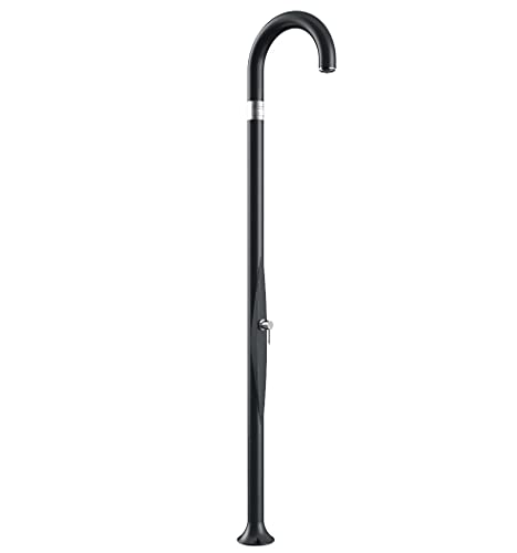 Ducha Clásica De Doble Entrada Agua Caliente Y Fría Arkema Funny Yin De Polietileno Hd Ducha Para Interior Y Exterior Con Mezclador Arkema T105 7016 Antracita