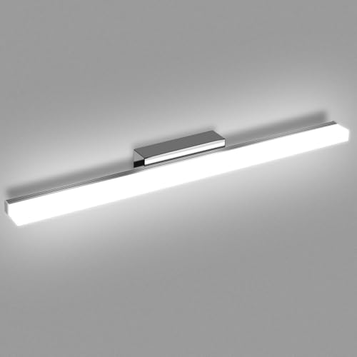 Kingwen LED Spiegelleuchte 60cm 1200LM Badleuchte für Spiegellampe Badezimmer Lampe Schminklicht Wandleuchte Kaltweiß 12W 6000K Badlampe 220V IP44 Wasserdicht