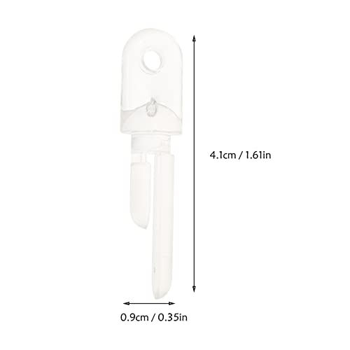 VOSAREA 12 Unidades Cabeça Da Haste Do Obturador Ripas De Substituição De Persianas Verticais Gancho