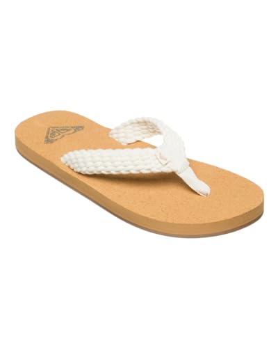 Roxy Porto LI - Flip-Flops for Women - Chanclas - Mujer - 39 - Blanco.
