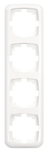 Preisvergleich Produktbild Abdeckrahmen ''AMBIENT''. Unterputz. 4-fach. 296x80x11 mm. polarweiß