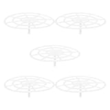 VOSAREA 5pcs Compact Fermentation Weights for Wide Mouth Jars Mesh Press Tool for Even Pressure Pickling and Fermentation for Kimchi Vegetables (5.50X5.50X1.50CM)