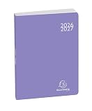 Exacompta 1824087E   Agenda Forum Color Soft Harmony 12 x 17 cm   Journalier Août 2026 à juillet 2027   Violet