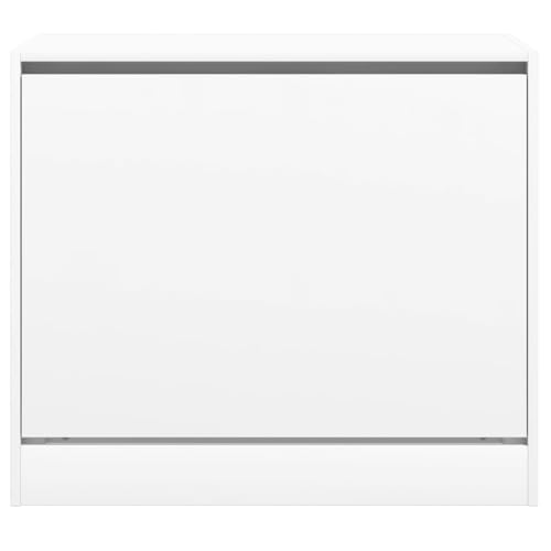 Scarpiera Scarpiera Mobile Portaoggetti Ingresso Corridoio Soggiorno 80 X 42 X 69 Cm Legno Composito Bianco 02_0021511 - 4