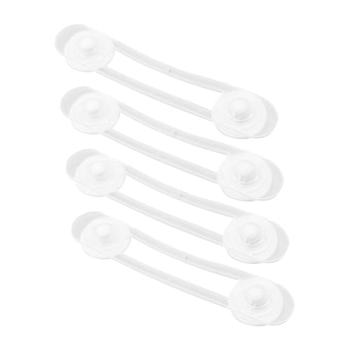 SEWACC 4個 挟み込み防止引き出しロック 食器棚用チャイルドロック 冷蔵庫ロック ゲート たち 窓 台所 食器棚用のロック 冷蔵庫のドアロック 引き出しロック ソフトラバー
