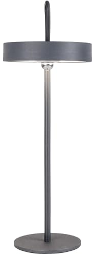 Näve LED-Tischleuchte 5315316, 3W, 250lm, 3000K, Akku, magnetisch, grau