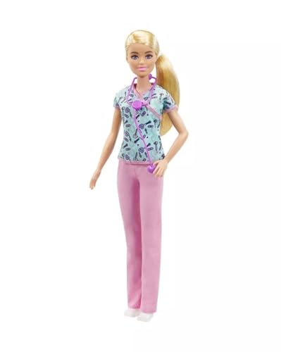 Image of Barbie Doll & Accessories Makeup Artist Fashion Doll (Blond Nurse)