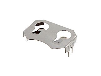 BAT-HLD-001-THM Battery Holder CR2025/2032 Through Hole Mount - 50 item(s)