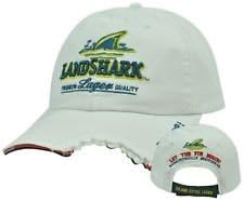 Landshark Lager Shark Bitten Embroidered Beer Cap Baseball Promo HAT