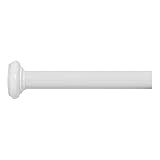 Extensible 120 a 220cm Wurko Barra Baño V20 120-220 cm Recta Blanca