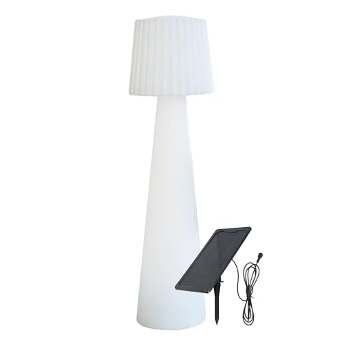 Lampadaire solaire LED ondulé multicolore dimmable LADY C110 H110cm