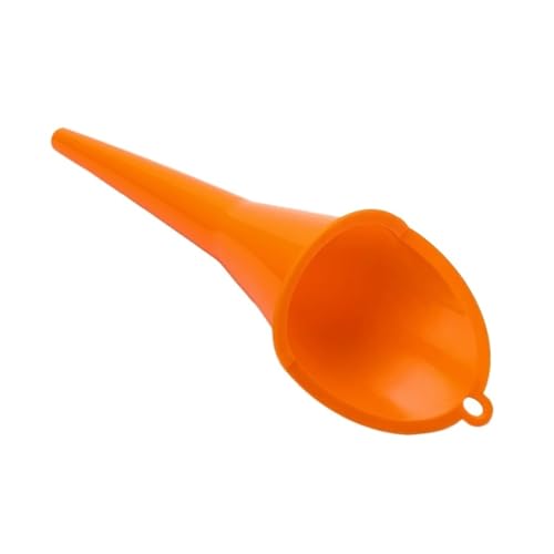 QASTGDE 車用 オートバイ用 長口オイルファンネル 飛散防止 ガソリン燃料充填ツール プラスチック製 エンジンアクセサリー(1pcs)