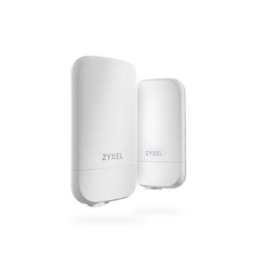 Image of Zyxel Point to Point Wireless Bridge | WiFi 6 AX2400 | 6 Miles | NWA55AXPTP