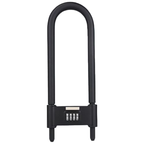 Candado duradero de combinacion 4 digitos y grillete largo de seguridad 8