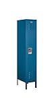 Salsbury Industries 61158BL-U Single Tier 12-Inch Wide 5-Feet High 18-Inch Deep Unassembled Standard Metal Locker, Blue
