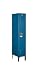 Salsbury Industries 61158BL-U Single Tier 12-Inch Wide 5-Feet High 18-Inch Deep Unassembled Standard Metal Locker, Blue