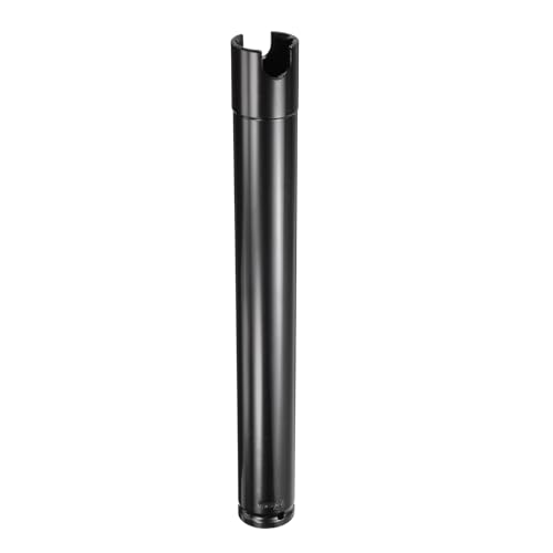 Image of sourcing map 6-Point Slotted Deep Impact Socket 1/2" Drive 27mm Metric Socket (11.7") 296mm Extra Long Heat-Treated 45# Steel for Home Auto Axle Hex Bolts Wing Nuts Repair, Black